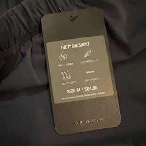 Mens black fabletics shorts.